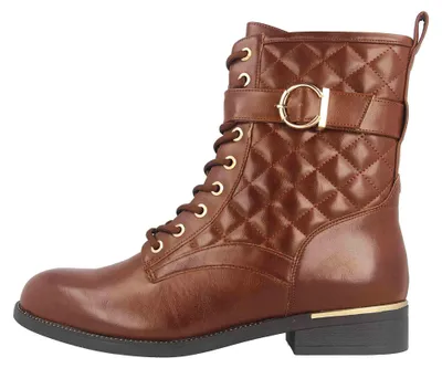Produktbild von Fitters Footwear Kata Stiefeletten in Übergrößen Braun 2AA0210203 Cognac große Damenschuhe