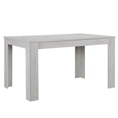 Imagen del producto de Mesa de comedor And OutdoorMatch, estilo rústico, 140x90x77 cm, roble blanco, diseño moderno