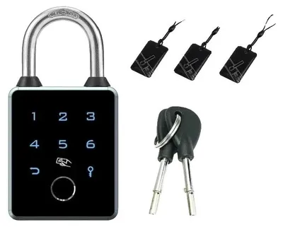 Immagine prodotto di Lucchetto intelligente, sblocco biometrico, impermeabile IP65, lucchetto TTlock