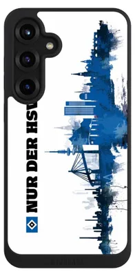 Produktbild von NIVOCASE Handyhülle für Samsung Galaxy S25+  Hülle NIVOpure Case Schwarz Bundesliga HSV Offizielles Lizenzprodukt