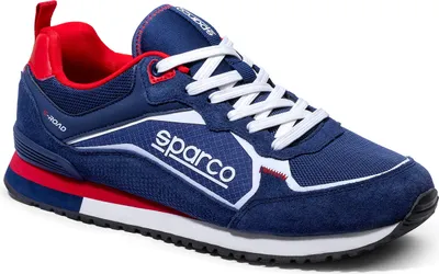 Produktbild von Sparco S-Road Freizeitschuh, blau/rot Größe 43
