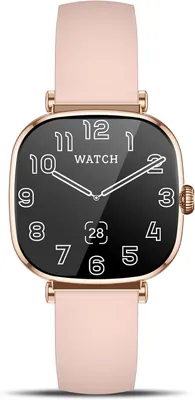 Produktbild von Smartwatch Damen mit Telefonfunktion 24H Herzfrequenz/Stress, SpO2 Pulsmesser Schlafmonitor DIY Dial 100+ Sportmodi IP68