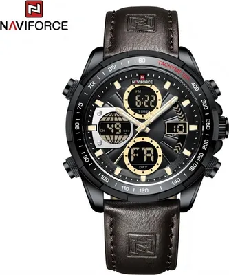 Obrázek produktu pro Hodinky NAVIFORCE MI-38645 - Hnědá/Černá/Zlatá KP38645