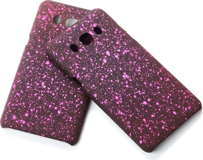 Productafbeelding van Beschermhoes, hoesje, bumper of siliconen hoesje voor de Samsung Galaxy J7 (2016) met 3D sterren, roze kleur