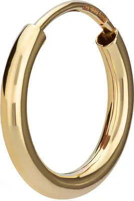 Produktbild von Einzel 585 Gelbgold Creole Ohrring Ohrschmuck 1,8mm Rund Goldohrring 13mm 9028