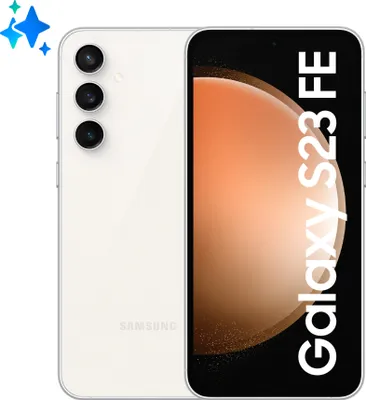 Produktbild von Samsung Galaxy S23 FE SM-S711B, 16,3 cm (6.4"), 1080 x 2340 Pixel, 8 GB, 128 GB, 50 MP, Cremefarben
