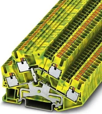 Produktbild von Phoenix Contact Schutzleiter-Doppelstockklemme PTTBS 2,5 PE Push-In-Anschluss Querschnitt starr 0,14mm² - 4mm² AWG26 -