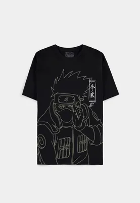 Immagine prodotto di Maglietta Naruto Shippuden Kakashi Line Art Taglia S
