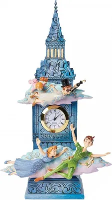 Produktbild von Enesco Peter Pan Uhrenfigur Blau Blau One Size