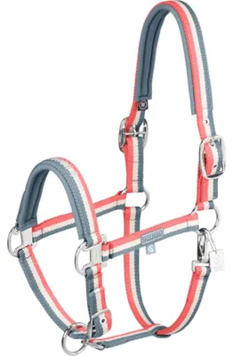 Image de Eskadron Halfter Double Pin steel blue-greige-coral blossom Classic Sports 25 F/S, Größe:WE