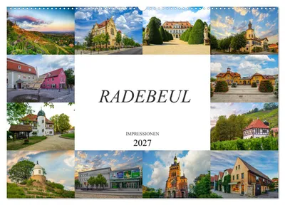 Produktbild von Radebeul Imressionen (Wandkalender 2027 DIN A2 quer), CALVENDO Monatskalender