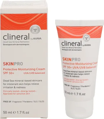 Produktbild von AHAVA CLINERAL  MOISTURIZING CREAM SPF50+ UVA/UVB BALANCED 50 ml
