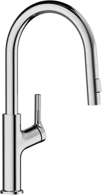 Imagen del producto de Grifo de cocina, aleación de zinc, extensible, con 2 chorros de agua, giratorio 360°, cromado, para cocina y baño
