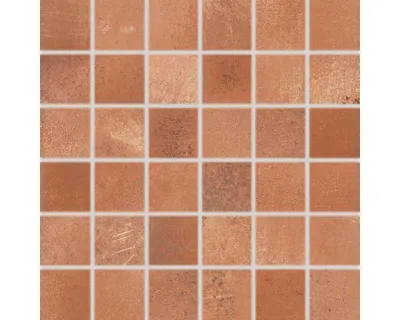 Obrázok produktu pre Dlažba imitácia betónu Strada červeno-hnedá 5x5/30x30 cm