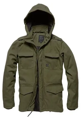 Imagen del producto de Chaqueta parka "Darren" de la marca Vintage Industries, color verde, talla S