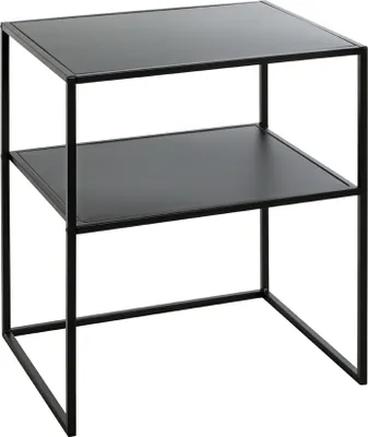 Produktbild von Beistelltisch >25555< in schwarz, Metall - 50x60x40cm (BxHxT)