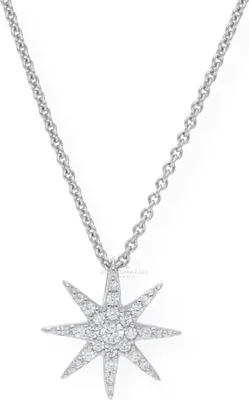 Produktbild von Stern Anhänger Silber 925 Zirkonia JL10-02-1239 JuwelmaLux