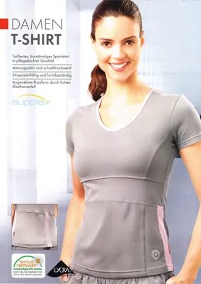 Produktbild von Damen Sportshirt 41427 Grau S
