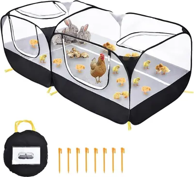 Image de Coolty Parc pour animaux Pop-up pour petits animaux/grille Grande cour extérieure