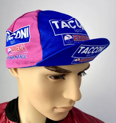 Produktbild von Retro Radsportmütze Team Tacconi Emmegi
