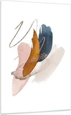 Produktbild von Bilder auf glas - Einteilig - Die Farben Abstraktion Stück - 70x100cm - Glasbilder - Wandbilder - Bilder - Wanddekoration aus Glas - Glas Bilder - Wandbild auf Glas - GPA70x100-5100