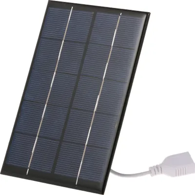 Produktbild von 2.5W / 5V přenosná solární nabíječka s USB portem monokrystalický silikonový kompaktní solární panel telefon mobilní telefon power banka nabíječka pro kempování turistika