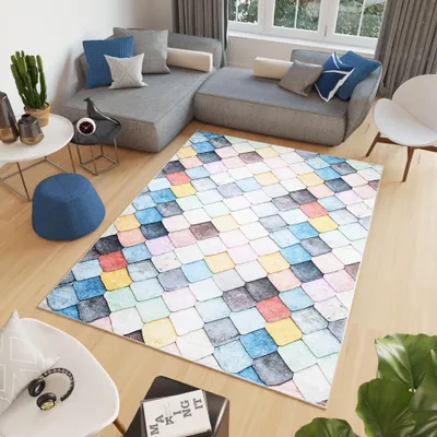 Immagine prodotto di Tappeto Tapiso TOSCANA Moderno Multicolore Soggiorno OEKO-TEX 140 x 200 cm