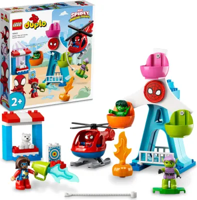 Obrázek produktu pro LEGO DUPLO Spider-Man a přátelé: Dobrodružství na pouti, Sada na stavění, 2 rok/roky, Plast, 41 kusů, 871 g