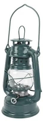 Produktbild von Outdoor-Laterne mit hoher Lichtdurchlässigkeit Glas Vintage-Wohnaccessoire Vintage-Laterne für Camping Grün
