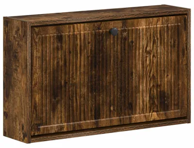 Productafbeelding van vidaXL Wandgemonteerde schoenenkast EDE, 71 x 17 x 43 cm, houtvezel