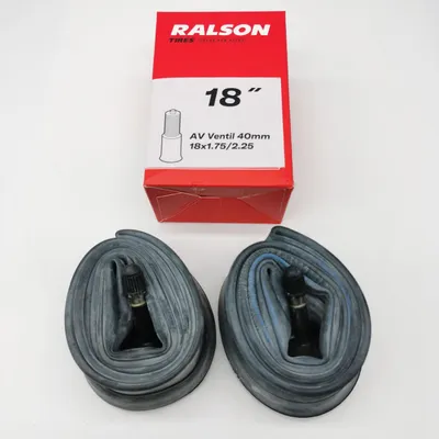 Produktbild von Ralson 2x Schlauch 18 Zoll | AV Ventil | 18 x 1.5/2.125 | 40/57-355 | Kinder Fahrrad
