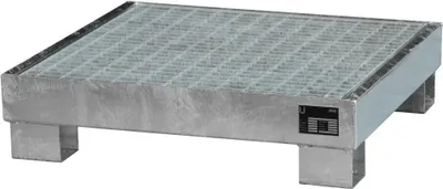 Produktbild von Bauer GmbH Auffangwanne verzinkt mit Gitterrost AW 60-2/M, verzinkt