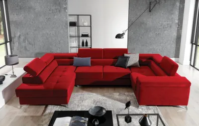 Zdjęcie produktu dla Narożnik w kształcie litery U sofa kanapa tapicerka sofa łóżko funkcja część dzienna