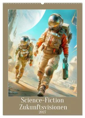 Produktbild von Science-Fiction Zukunftsvisionen (Wandkalender 2027 DIN A2 hoch), CALVENDO Monatskalender