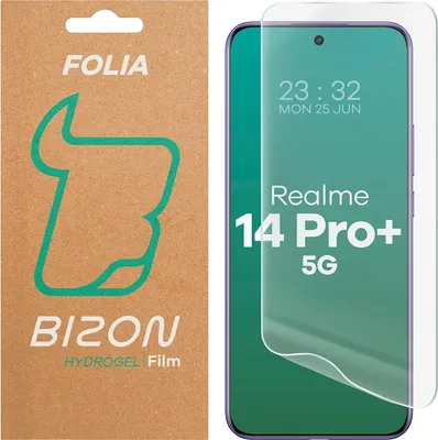 Produktbild von Hydrogel Folie für den Bildschirm für Realme 14 Pro Plus 5G, Bizon Glass Hydrogel Front, 1 Stück