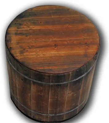 Produktbild von Sitzpouf - Sitzhocker »Fass« PU06
