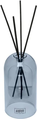 Produktbild von Raumduft - H 14 cm - Hellblau - Glas - Diffuser - Stäbchen - mit Trichter