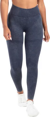 Produktbild von Smilodox Damen Leggings Yune – Scrunch & Batik mit Seamless Naht und Kontur