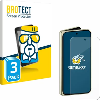 Produktbild von 3x BROTECT Schutzglas für Google Pixel 10 Pro Fold Schutzfolie Panzer Folie Glas Display Schutz klar