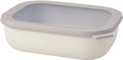 Produktbild von Mepal 6 Stück multischüssel cirqula rechteckig 2000 ml - nordic white 106259032500