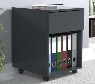 Produktbild von VCM Rollcontainer | Beistellcontainer mit Schubladen | Maße ca. H. 55 x B. 39 x T. 45 cm | Bürocontainer - Dalosa 1 Schublade