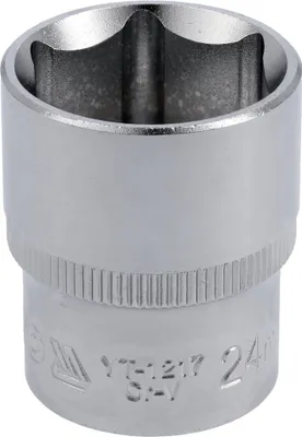 Image de Douille hexagonale courte de 24 mm, 1/2", CrV