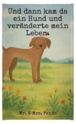 Produktbild von Mr. & Mrs. Panda Gästehandtuch Hund Dogge Design - Weiß - Geschenk, badezimmer handtuch, Herz, Gäste-WC, Hunde, gäste wc, Sprüche, Deutsche, Kleines, 30x50