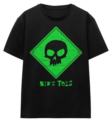 Immagine prodotto di Maglietta da donna "Giocattoli di Sid" ispirata a Toy Story, taglia L, colore nero (codice prodotto: TV36349)