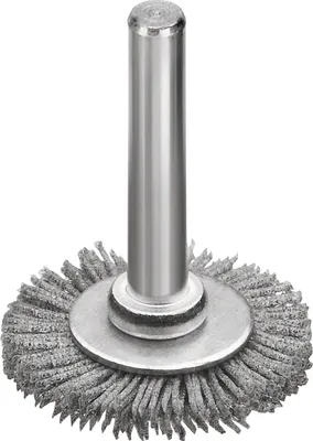 Obrázek produktu pro Kulatý kartáč D.30mm dřík 6mm SiC Abrazivní štětiny K.320 6mm 18000min-¹ LESSMANN