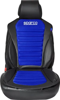 Immagine prodotto di SPARCO cuscino del sedile cuscinetto del sedile protezione del sedile universale auto protettore nero blu