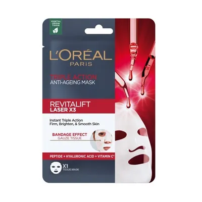 Productafbeelding van L'Oréal Paris Revitalift Laser X3, Driehoekige Verjongende Masker, 28g