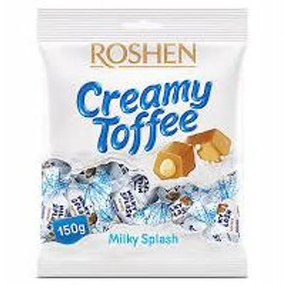 Obrázek produktu pro Milky Splash Roshen mléčné bonbóny 150 g