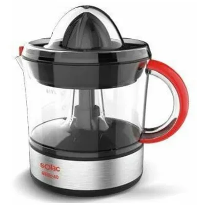 A product shot of an electric juicer.