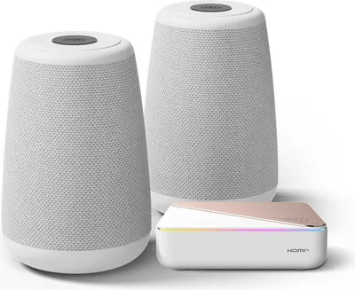 Produktbild von Homatics Box R 4K Plus Android TV Mediaplayer mit Sound & Sound 2.1 TWS-Lautsprecher mit Subwoofer